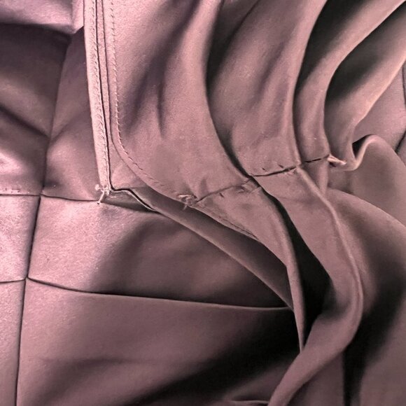 NWT Melissa Sweet Strapless Purple Lined Long Dress - Picture 4 of 8